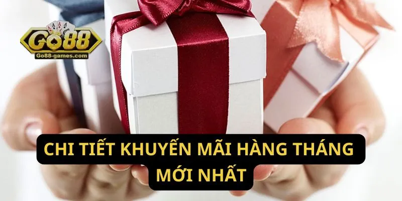 Chi tiết khuyến mãi hàng tháng mới nhất